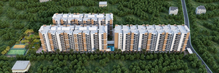 Jeevans Octave Aerial View