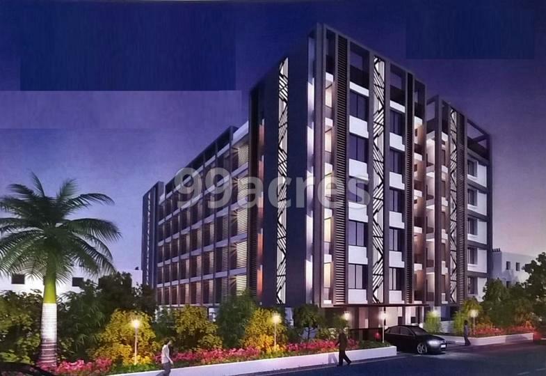 Jindat Jinkushal Residency Artistic Side Elevation