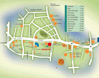 JJ Group JJ Raikva Map - Subhas Sarobar Park, Kolkata East Location Map
