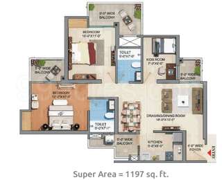 2 Bhk Apartment   Flat For Sale In Jm Florence Techzone 4 Greater Noida 