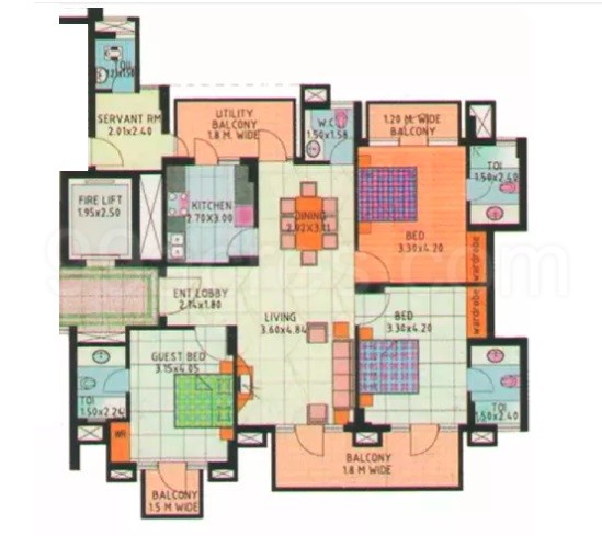 Jmd Builders Jmd Gardens Floor Plan Sector 33 Gurgaon