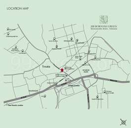 JSB Infrastructures JSB Borooah Green Map - Tinsukia, Assam Location Map