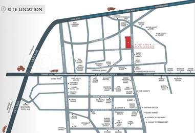 K2 Skyscraper Llp K2 Kohinoor 2 Textile Plaza Map - Saroli, Surat 