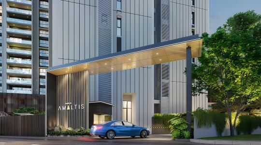 K Raheja Amaltis Entrance