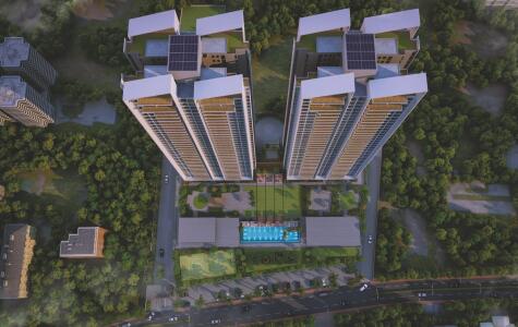 Kasturi The Balmoral Hillside Aerial View