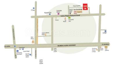 Karda Constructions Karda Hari Om Residency Map - Indira Nagar, Nasik ...