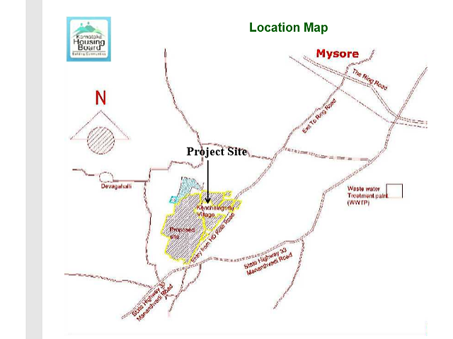 Kenchalagudu Mysore Khb Map Khb Chs Kenchalagudu Mysore, Kenchalagudu Resale Price List, Brochure,  Floor Plan, Location Map & Reviews