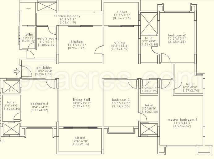 Kasturi Legacy Homes Floor Plan Baner Pune