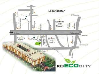 Kataria Builteck Pvt Ltd Builders KB Eco City Map - Electronic City ...