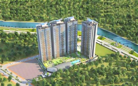 Kasturi The Balmoral Riverside Aerial View