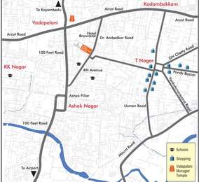 ashok nagar chennai map Kgeyes Veda Ranghaa Nivas Map Ashok Nagar Chennai South ashok nagar chennai map