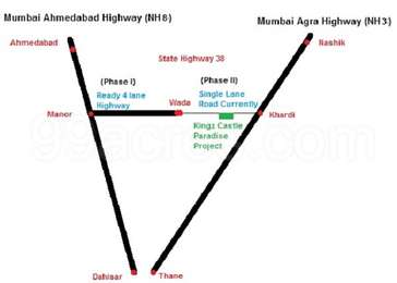 Kingz Castle Real Estate Kingz Castle Paradise Map - Khardi, Thane ...