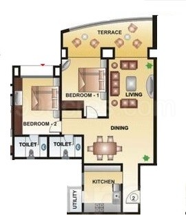 Kool Homes Builders Kool Homes Solitaire Floor Plan Kondhwa Pune