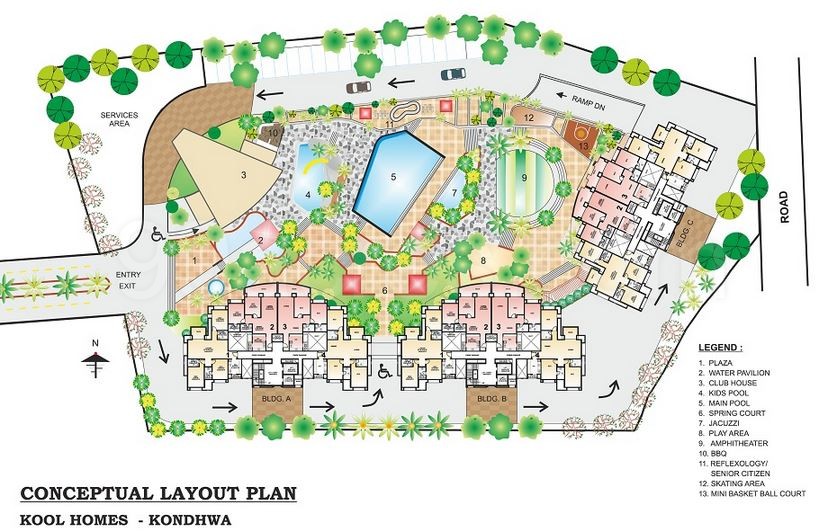 Kool Homes Builders Kool Homes Solitaire Floor Plan Kondhwa Pune