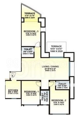 Kool Homes Builders Kool Homes Solitaire Floor Plan Kondhwa Pune