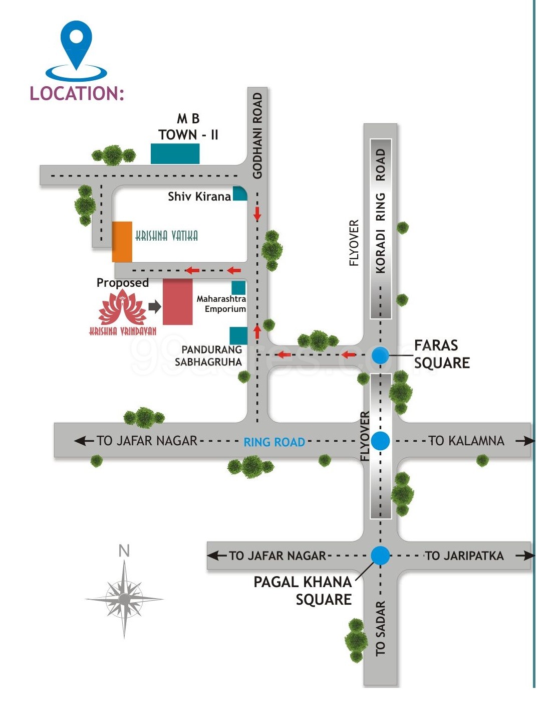 Krishna Vrindavan Nagpur, Zingabai Takli Price List & Brochure, Floor