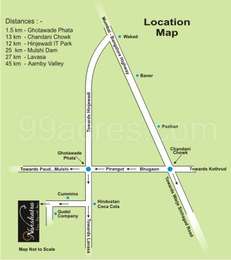 Krishnaraj Developers Krishnaraj Nakshatra Map - Pirangut, Pune ...