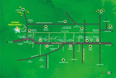 Kumar Map Kumar Properties Kumar Panchsheel Map - Padmavati Nagar, Pune Satara ...