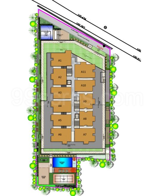 Kumari Builders Kumari Amaranthine Floor Plan Kumari Amaranthine