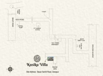 Kusika Tradserv Kusika Villa Map - Gola Road, Patna Location Map