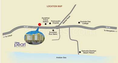 Land Links Pearl Map - Surathkal, Mangalore Location Map