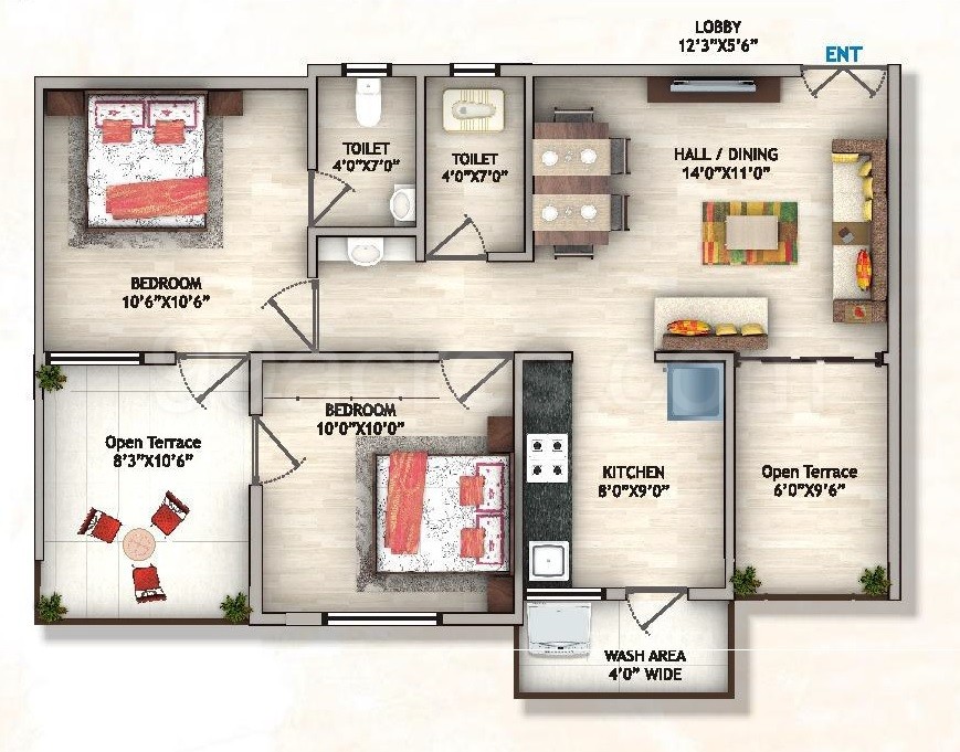 Landmarks Orchid Homes Infraventures Landmark Orchid Crown Floor