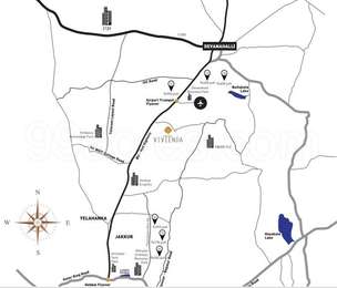 Legacy Group Legacy Vivienda Map - Shettigere, Bangalore North Location Map