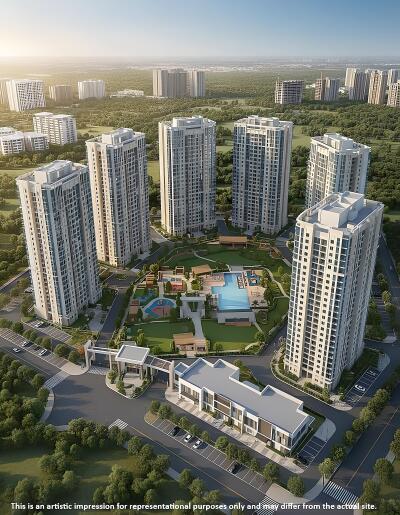  Lodha Elanza Aerial View