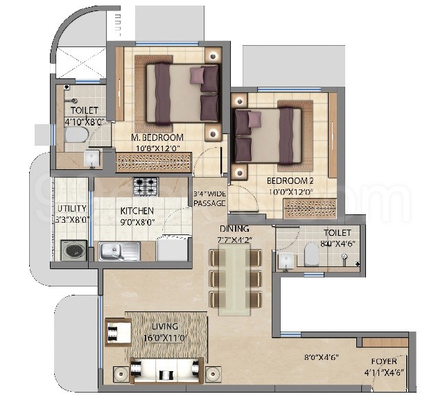 Lodha Bel Air Floor Plan | Viewfloor.co