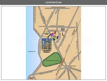 Lokhandwala Infrastructure Lokhandwala - Lokhandwalaresidencylocationmap Med 