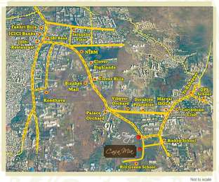 Pune From My Location M Y Construction M Y Casa Mia Map - Undri, Pune Location Map