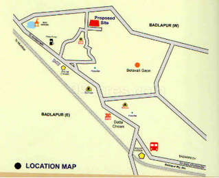 Mahajan Empire Builders Mahajan Gurudev Apartment Map - Badlapur ...