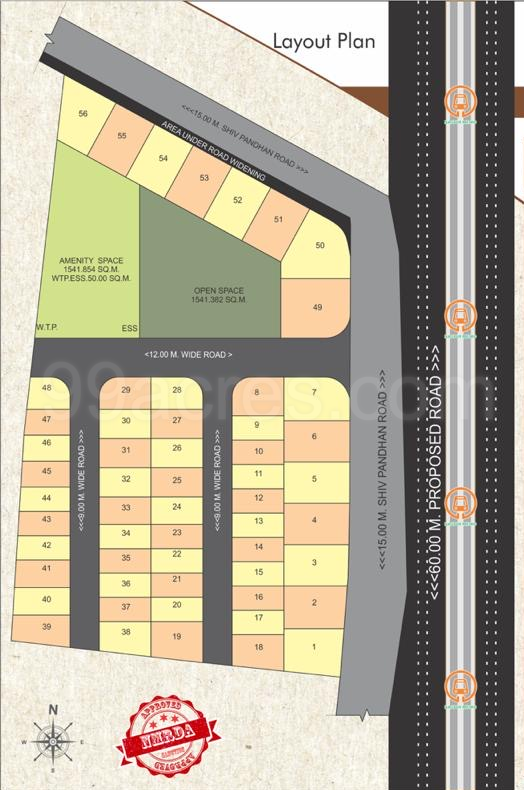 Mahalaxmi Nagar 12 Nagpur, Jamtha | Price List & Brochure, Floor Plan ...