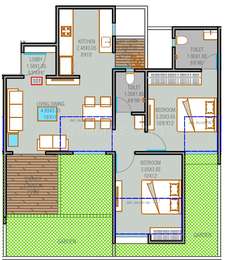 Majestique Landmarks Majestique Towers Floor Plan - Kharadi, Pune
