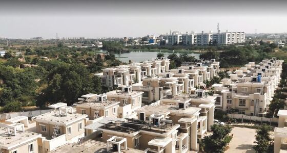 Manjeera Purple Town Aerial View