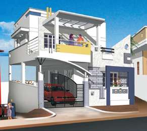 Mansani Laxmi Ganapathi Nagar Artistic Villa Front Elevation