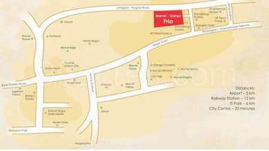 Goel Ganga Group Marvel Fria 2 Map - Wagholi, Pune Location Map