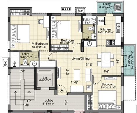 luxury apartments plan
