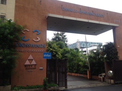 Mittal Crosswinds CGHS Entrance View