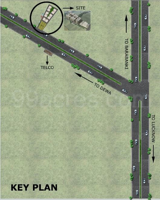 Chinhat Tiraha Lucknow Map Mohan Developers Mohan Enclave Map - Matiyari, Lucknow Location Map