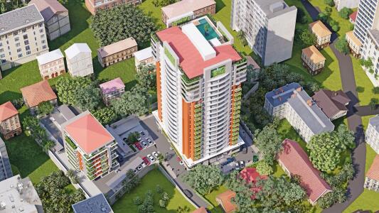 Mohtisham Amity Apartments Aerial View