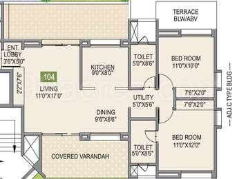 2 BHK / Bedroom Apartment / Flat for rent in Mont Vert Belair Bhugaon ...
