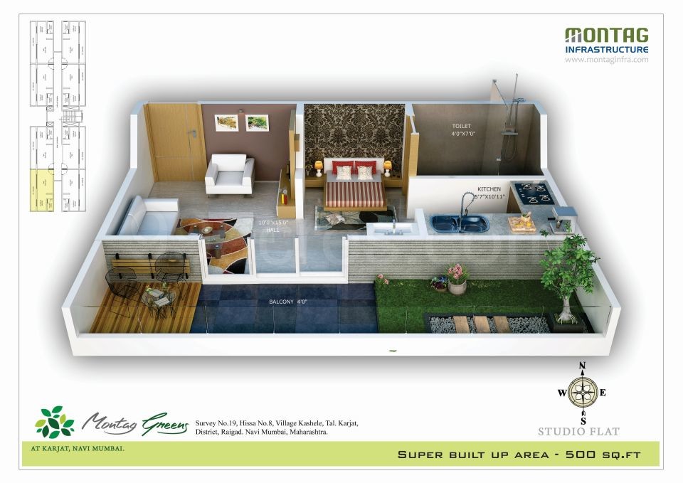 Montag Infrastructure Montag Greens Floor Plan Karjat Mumbai