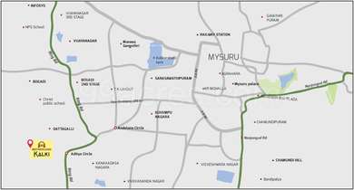 Motherland Ventures Motherland Kalki Map - Dattagalli, Mysore Location Map