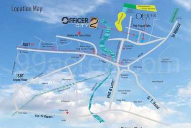 MR Proview Realtech MR Proview Officer City 2 Map - Raj Nagar Extension ...