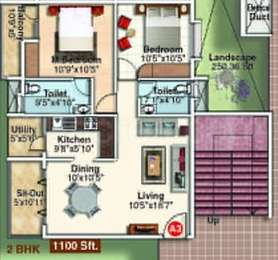 2 BHK Apartment / Flat for sale in Myhna Heights Gunjur Bangalore East ...