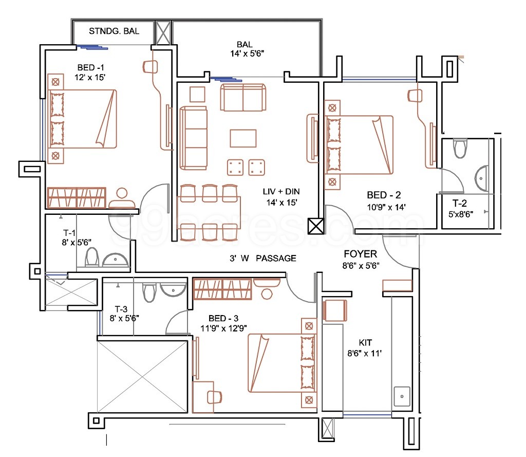 Naiknavare Developers Eagles Nest Floor Plan