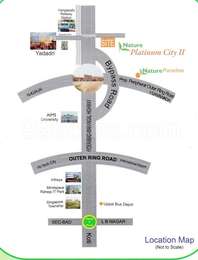 Nature Avenues Builders Natures Platinum City 2 Map - Natures Platinum ...