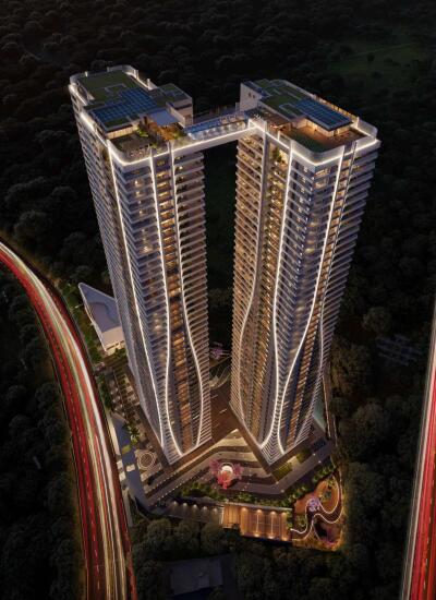 Navanaami Megaleio Aerial View