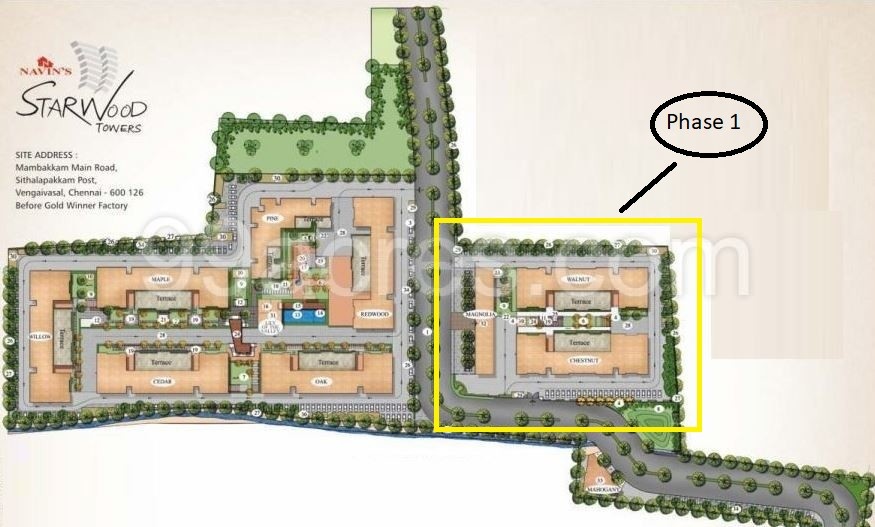 Navin Housing and Watermarke Residency Navins Starwood Towers Floor